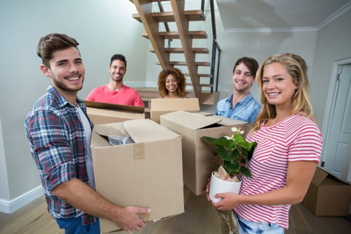 Professional packing support for a Clapham home move