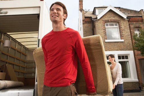Local removals team handling a flat move in Clapham