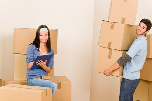 Local moving vehicle for house removals around Clapham